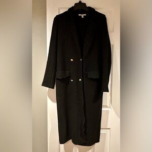 Zara wool blend long coat (size M) Great condition!